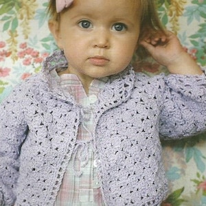 Instant Download PDF - Beautiful Cardigan Crochet Pattern  (CB62)