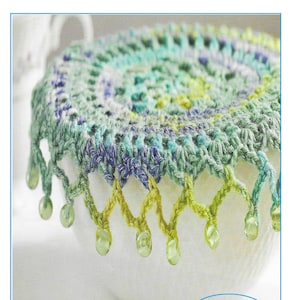 Instant Download -PDF - Beautiful Mug, Glass, Jug, Bowl Cover Crochet Pattern (H111)