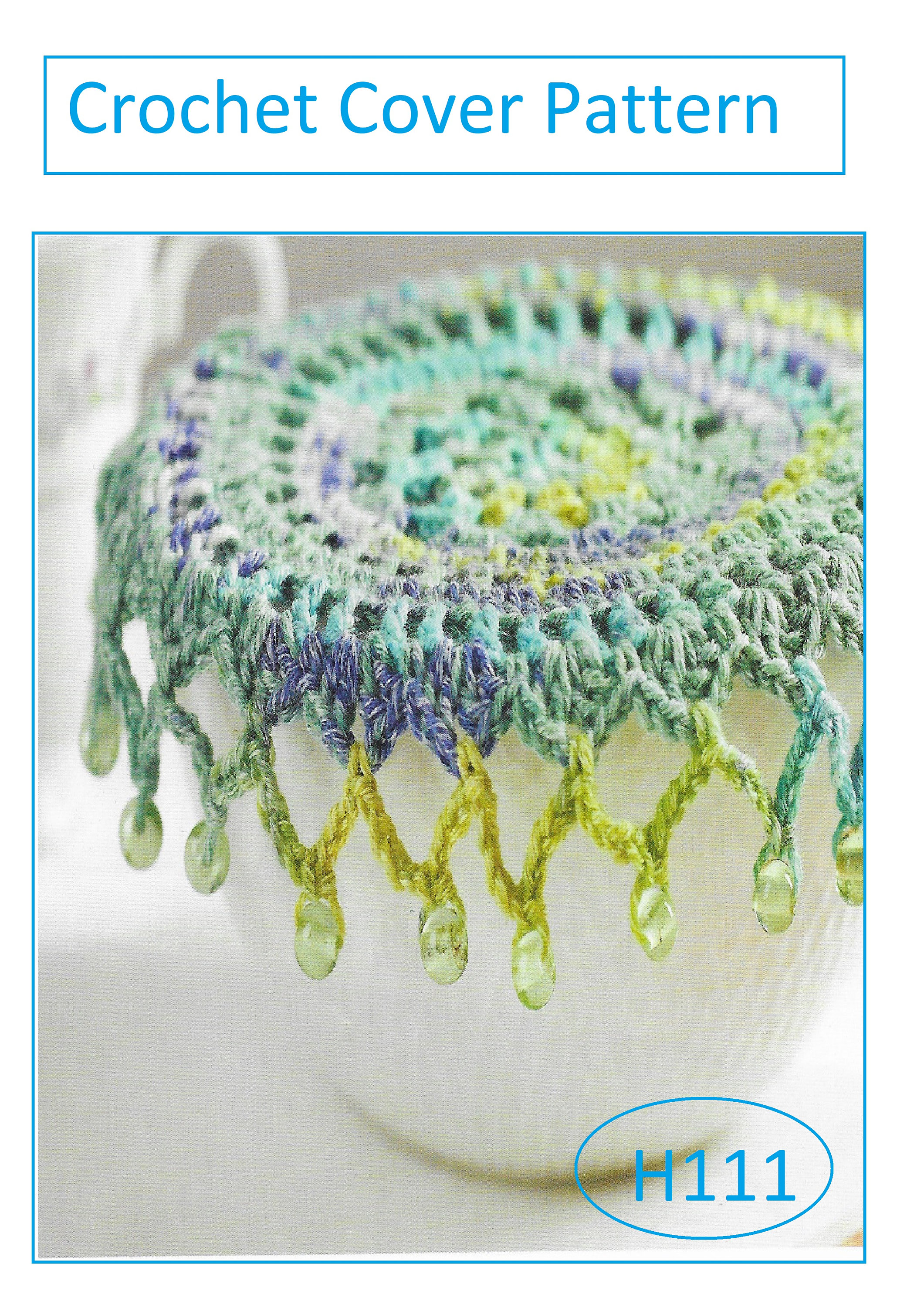 Lacy Beaded Wine Glass Cover Pattern • Oombawka Design Crochet
