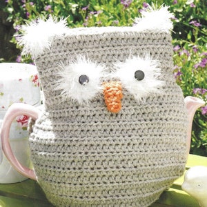 Instant Download - PDF- Beautiful Owl Teapot Cosy Crochet Pattern (H57)