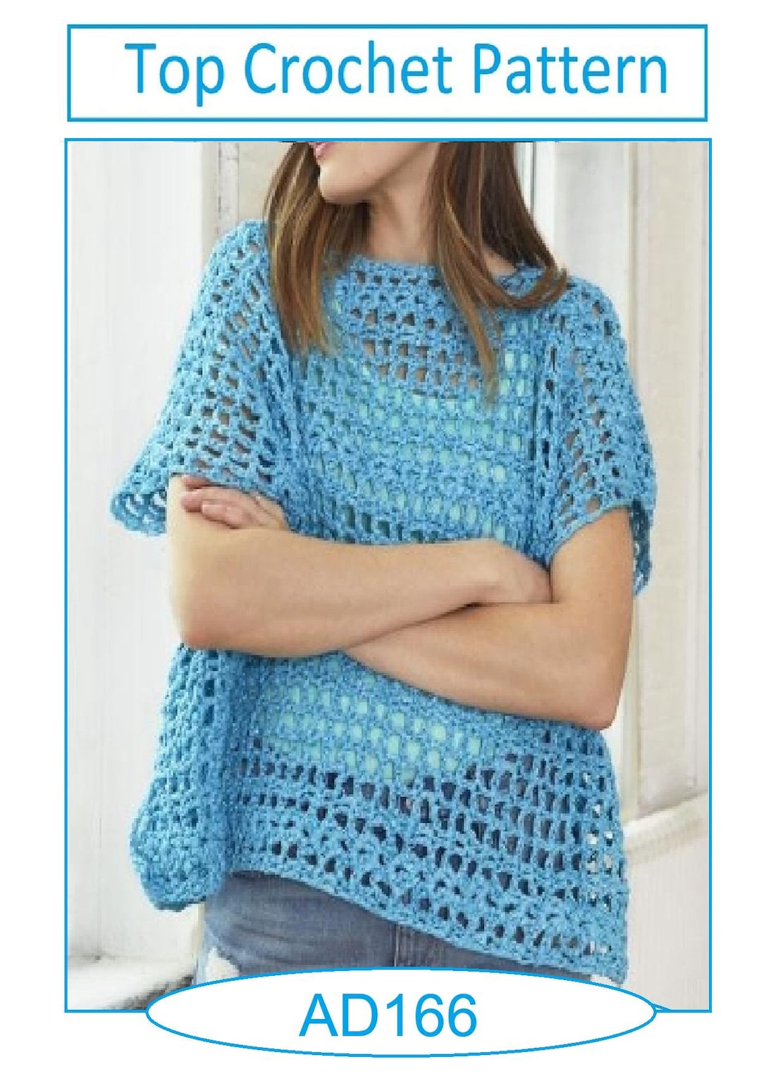 Summer Top Crochet Pattern (PDF Pattern) AD166 - Etsy