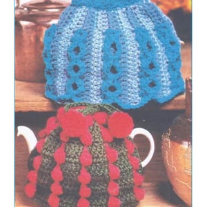 Instant Download - PDF- Beautiful Tea Pot Cosy / Cover Crochet Pattern (H37)