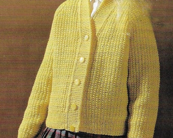 Instant Download PDF - Beautiful Cardigan Knitting Pattern (C99)