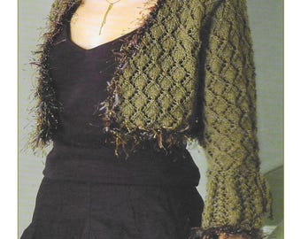 Bolero Knitting Pattern: DK Yarn (PDF Pattern) K443