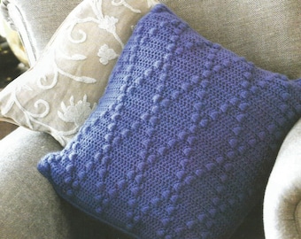 Instant Download - PDF- Beautiful Bubble  Pillow Crochet Pattern (H23)