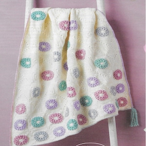 Instant Download - PDF- Beautiful Blanket /  Throw Crochet Pattern (H76)