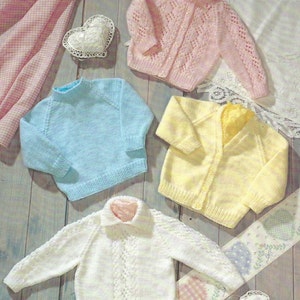 Instant Download - PDF- Beautiful Cardigan and Jumper Knitting Pattern  (18)