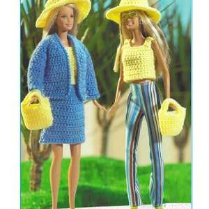 Instant Download - PDF- Beautiful Dolls Outfits Crochet Pattern (Doll 18)