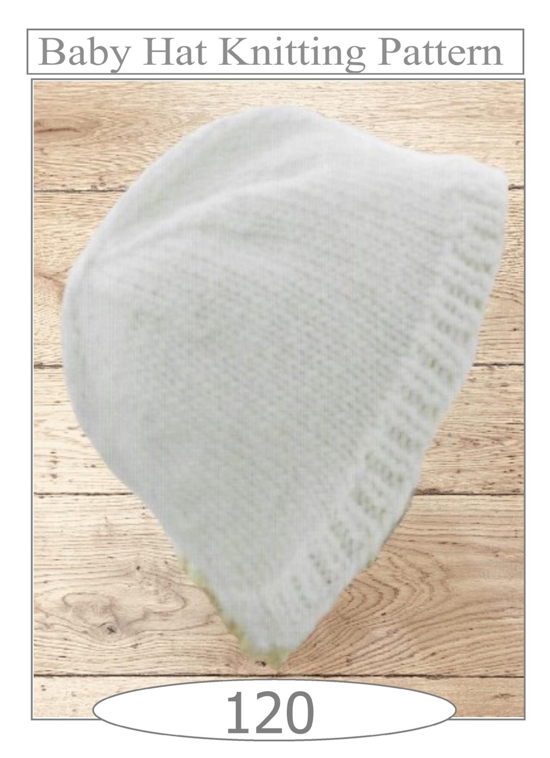 Newborn Baby Hat Knitting Pattern (instant Download PDF) 120 - Etsy