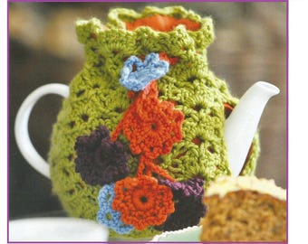 Instant Download - PDF- Beautiful Tea Pot Cosy DK Knitting Pattern (H24)