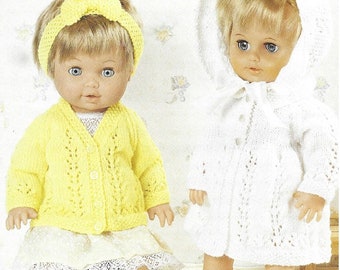 Instant Download - PDF- Beautiful Dolls Outfit Knitting Pattern (Doll 5)