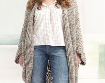 Instant Download - PDF- Beautiful Cocoon Shrug Crochet Pattern (AD194)