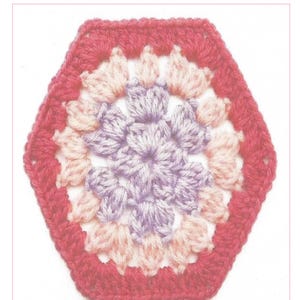 PnAPatterns - PDF- Beautiful Hexagon Crochet Pattern (GS3)