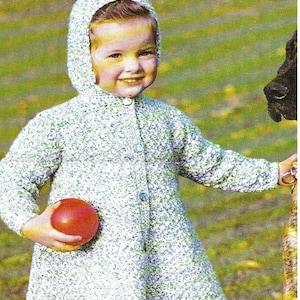 Instant Download PDF - Hooded Jacket Crochet Pattern (CC29)