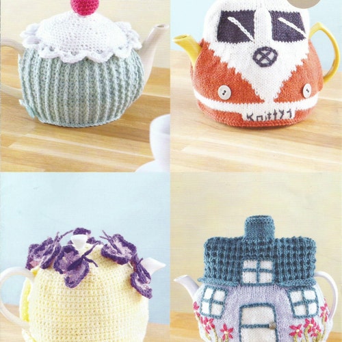 Tea Cosy Knitting Pattern Book Pdf Download 100 Tea Cosy Etsy Canada