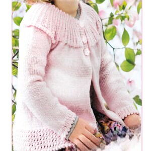 Instant Download - PDF- Beautiful Cardigan Knitting Pattern (391)