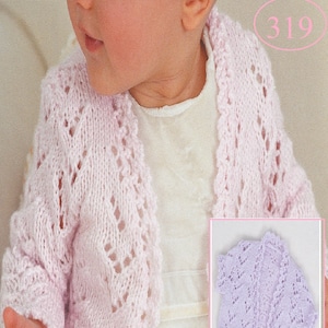 Instant Download - PDF- Beautiful Bolero Knitting Pattern (319)