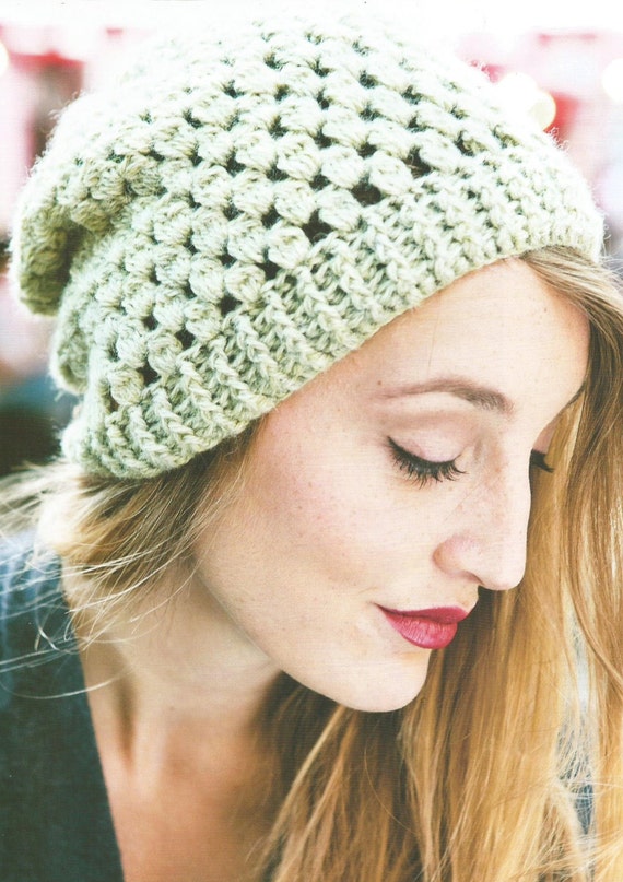 Sofortiger Download Pdf Lovely Slouch Beanie Mutze Hakeln Etsy