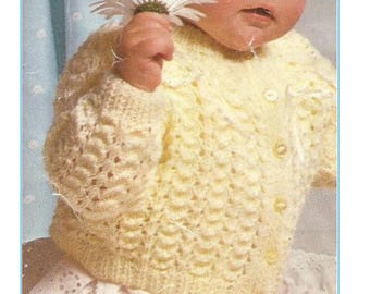 Baby Cardigan & Jumper Vintage Knitting Pattern (Instant Download PDF)  73