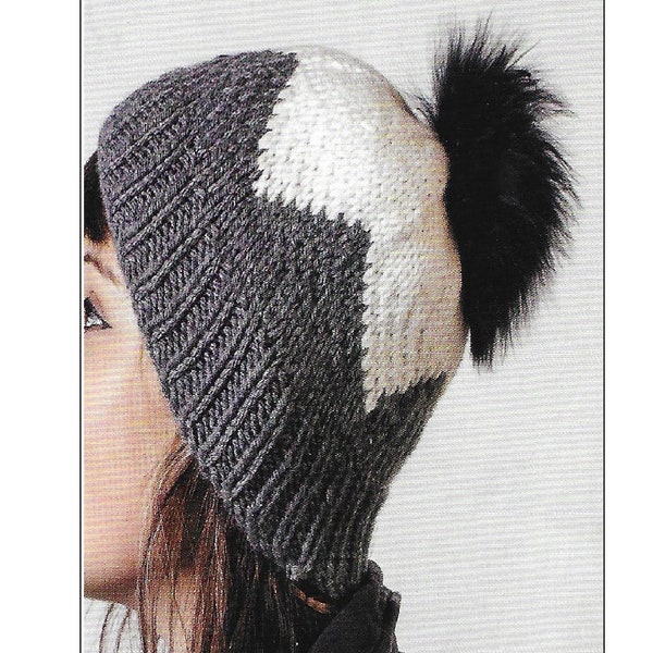 Instant Download - PDF- Beautiful Hat Knitting Pattern (KA60)