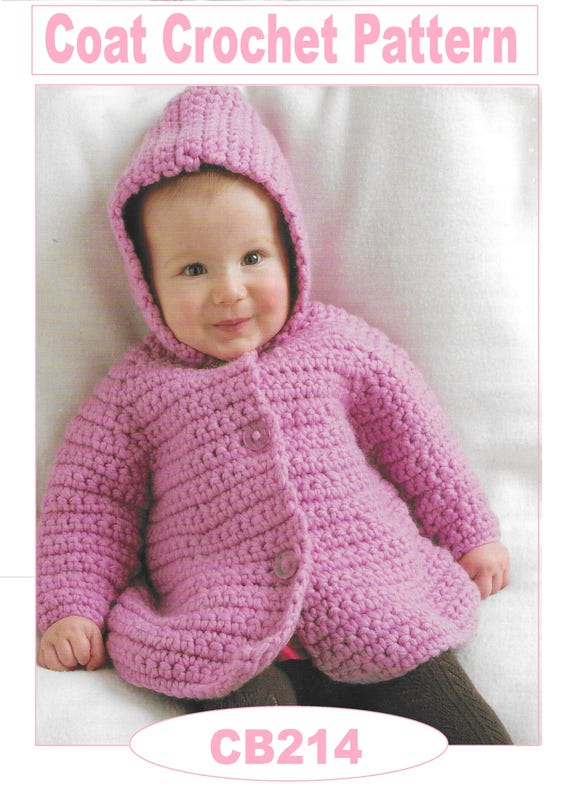 Patrón Abrigo A Crochet Para Bebe De A Meses PnAPatterns Descarga