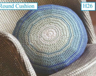 Instant Download - PDF-  Pretty Round Cushion Crochet Pattern (H26)