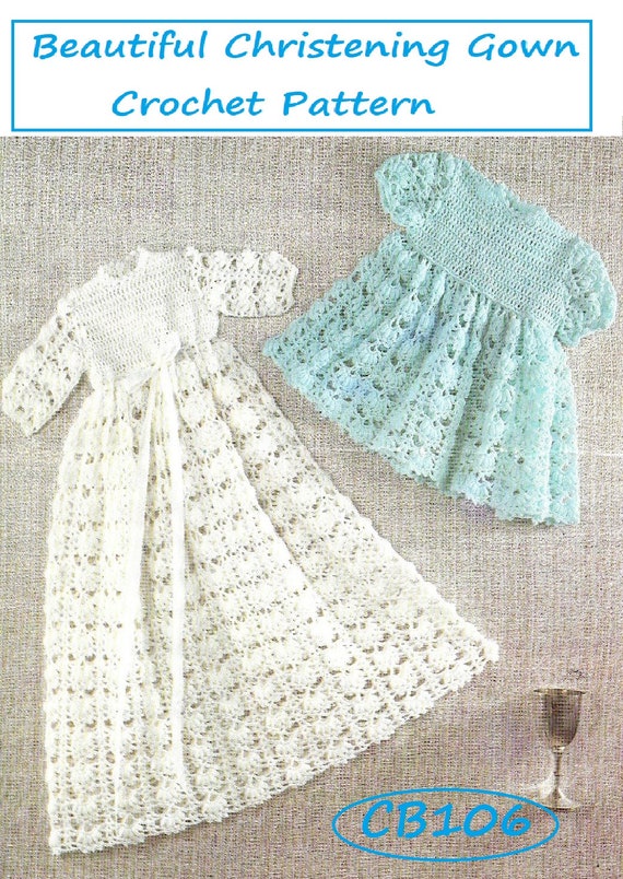 Baby Mine Christening Gown Doll Clothes Pattern 15 inch Bitty Baby Dolls