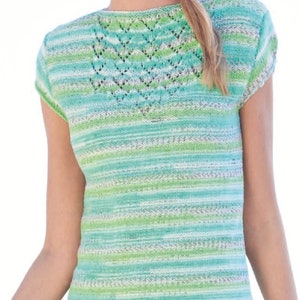 PnAPatterns - Instant Download - PDF- Beautiful Top Knitting Pattern Chest Size 32 - 54 inches (K157)