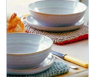 Home Easy DK katoenen placemat breipatroon pdf-patroon (H12)