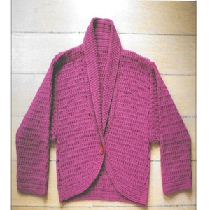 Instant Download - PDF- Beautiful Bolero Crochet Pattern  (AD140)