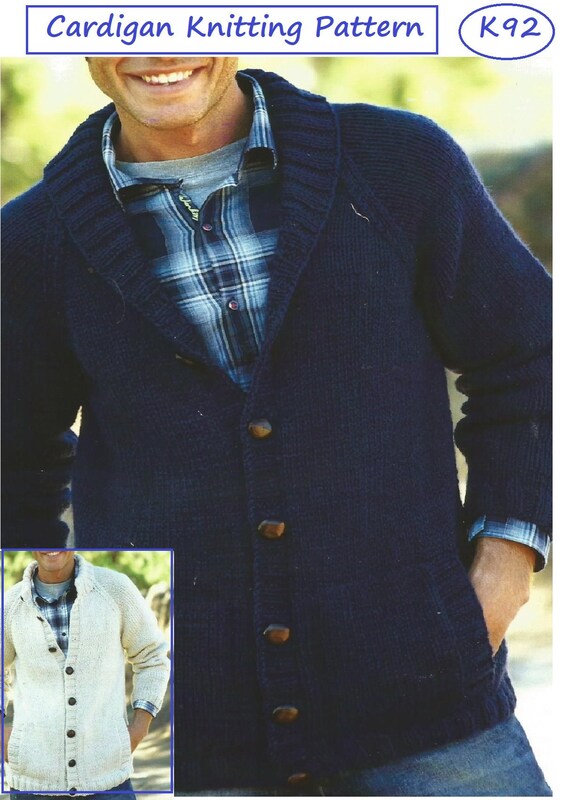 mens chunky cardigans