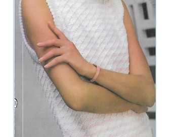 Striped Top Knitting Pattern (PDF Pattern) K213