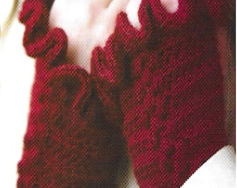 Instant Download - PDF- Pretty Wrist Cuffs Crochet Pattern (CA54)