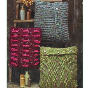 Instant Download - PDF- Three Beautiful Super Chunky Cushion Cover Knitting Pattern (H94)