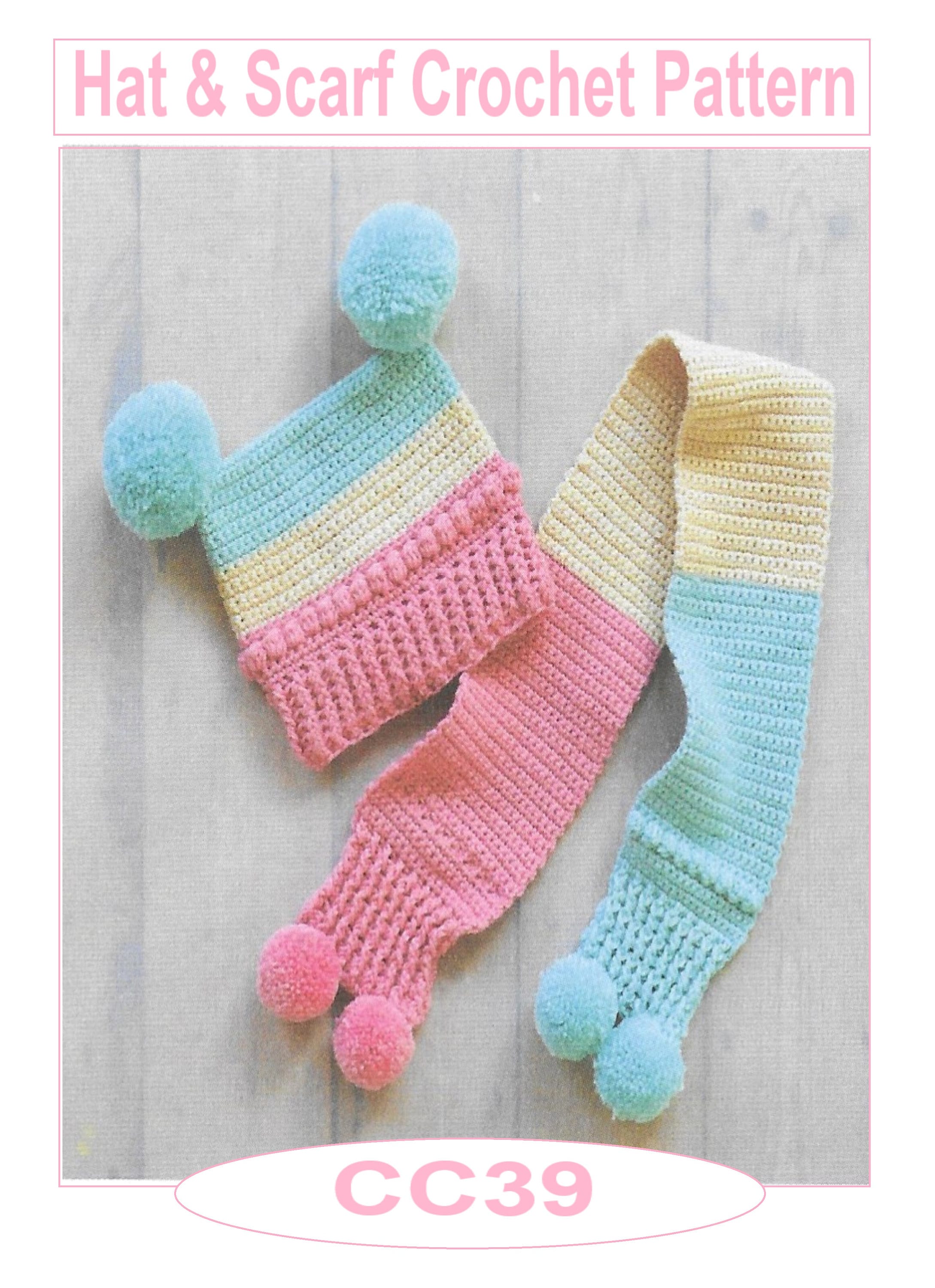 30 Hat and Scarf Crochet Patterns to Keep You Cozy and Creative 24 Aran Yarn Hat and Scarf Crochet Pattern for Children