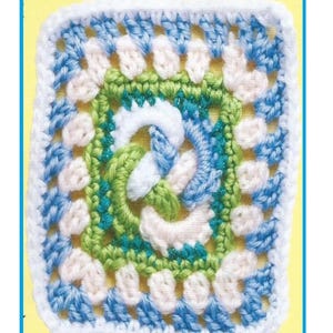 PnAPatterns - PDF- Beautiful Celtic Granny Square Crochet Pattern (GS6)