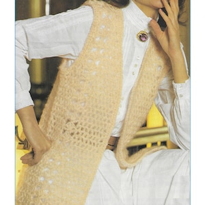 Instant Download - PDF- Beautiful Waistcoat Crochet Pattern (AD141)