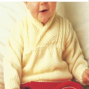 INSTANT DOWNLOAD - PDF - Beautiful Crossover Jumper Knitting Pattern (99)