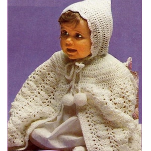 INSTANT DOWNLOAD - PDF - Beautiful Crochet Cape Pattern (CB28)
