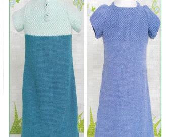 Instant Download - PDF-  Beautiful Dress Knitting Pattern (390)