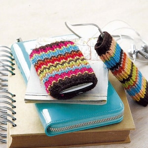 Instant Download - PDF- EASY Phone and ipod Cover Knitting Pattern (KA4)