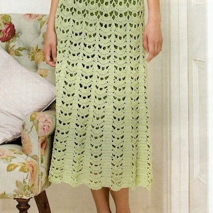 Instant Download - PDF-  Beautiful Skirt Crochet Pattern (AD94)