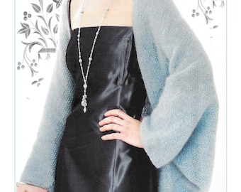 Ladies Kimono Knitting Pattern PDF Download (K351)