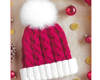 Instant Download PDF Knitting Pattern to Make a Womens Aran Cable ...
