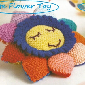 Instant Download - PDF- So Cute this Beautiful Flower Toy Knitting Pattern (T4)