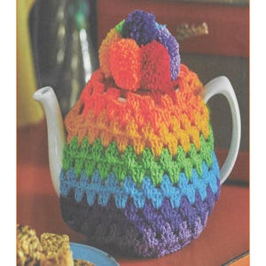 Instant Download - PDF- Beautiful  Tea Pot Cosy Crochet Pattern (H144)