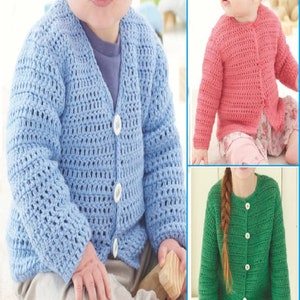 Instant Download - PDF- Beautiful Cardigan Crochet Pattern (CB148)