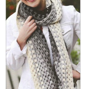 PnAPatterns -Instant Download - PDF-  Beautiful Scarf Crochet Pattern (CA32)