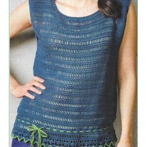 Instant Download - PDF- Beautiful Top Crochet Pattern  (AD165)