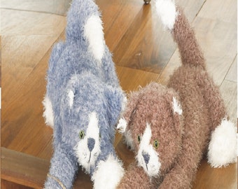 Cat Knitting Pattern: Super Chunky Yarn (PDF Pattern) T15